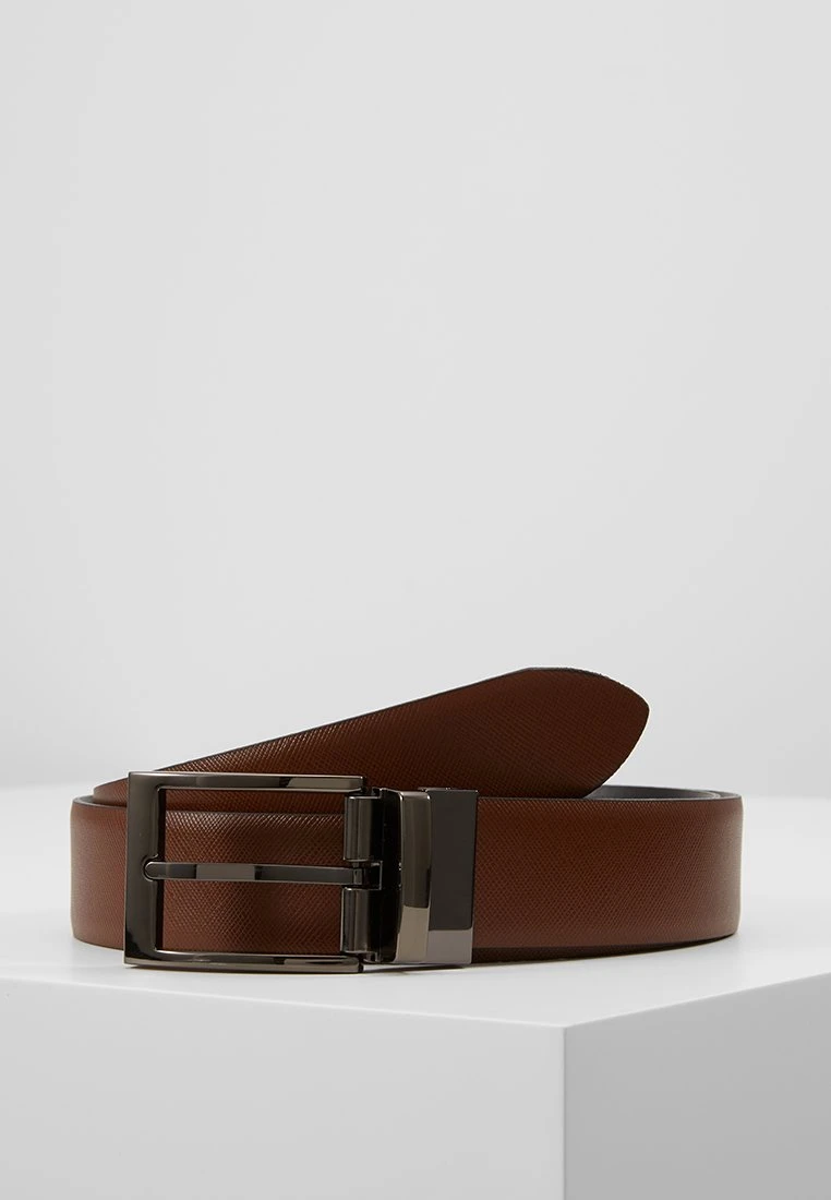 REGULAR BELT - Gürtel - Cognac/schwarz 8 REGULAR BELT - Gürtel - Cognac/schwarz – Bild 6