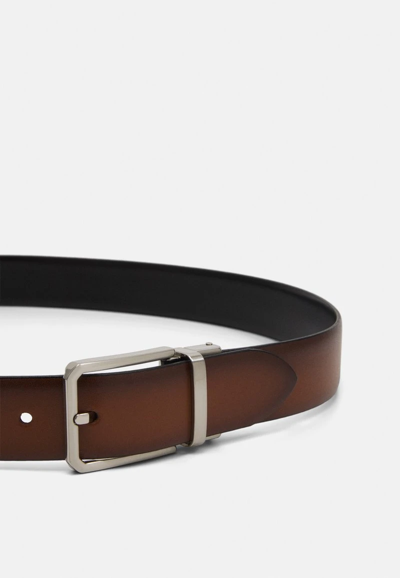 Gürtel - Cognac/black 6 Gürtel - Cognac/black – Bild 4