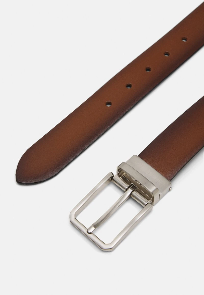 Gürtel - Cognac/black 4 Gürtel - Cognac/black – Bild 2